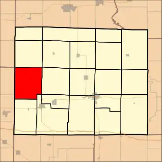 Localisation de Hickory Hill Township