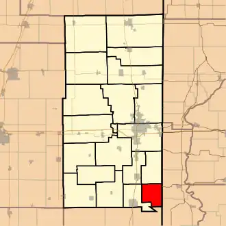 Localisation de Love Township