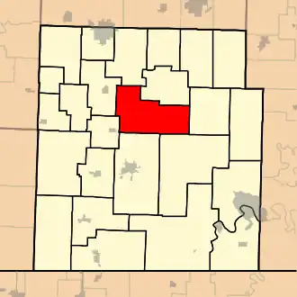 Localisation de McDonald Township