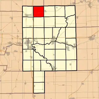 Localisation de Meriden Township