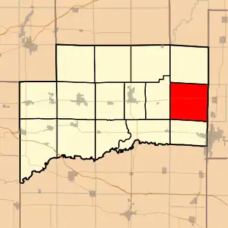 Localisation de Meridian Township