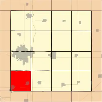 Localisation de Palestine Township
