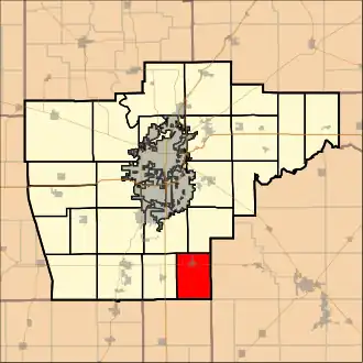 Localisation de Pawnee Township