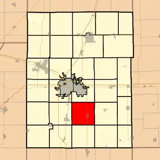 Localisation de Philo Township