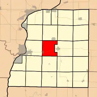 Localisation de Prairie Township