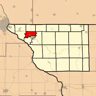 Localisation de Rawlins Township