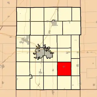 Localisation de Sidney Township