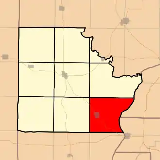 Localisation de Versailles Township