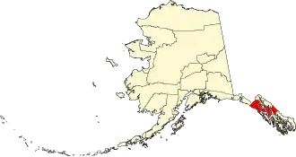 Localisation de Hoonah-Angoon Census Area, Alaska
