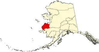 Localisation de Kusilvak Census Area, Alaska
