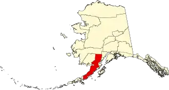 Localisation de Lake and Peninsula Borough, Alaska