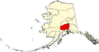 Localisation de Borough de Matanuska-Susitna