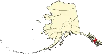 Localisation de Petersburg Borough, Alaska