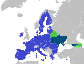 Carte de l'organisation