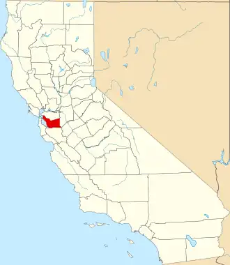 Localisation de Comté d'Alameda(en) Alameda County