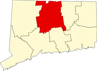 Localisation de Comté de Hartford