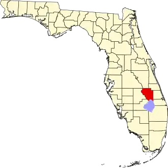 Localisation de Comté d’Okeechobee(Okeechobee County)