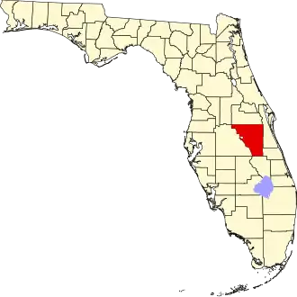 Localisation de Comté d'Osceola(Osceola County)