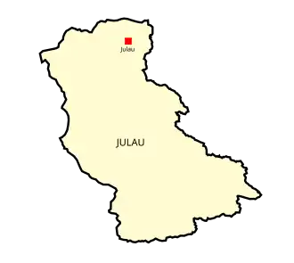 Localisation de District de Julau