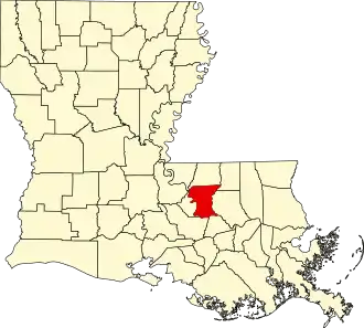 Localisation de Baton Rouge