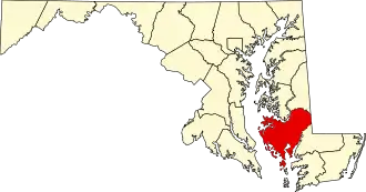 Localisation de Comté de Dorchester(Dorchester County)