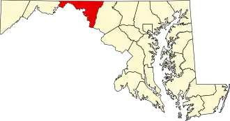 Localisation de Comté de Washington(Washington County)