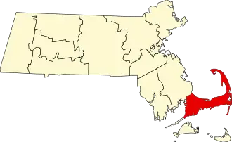 Localisation de Comté de Barnstable(Barnstable County)