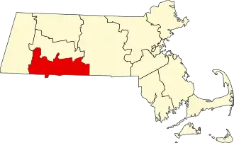 Localisation de Comté de Hampden(Hampden County)