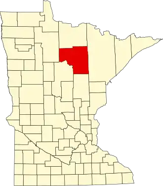 Localisation de Comté d'Itasca(Itasca County)