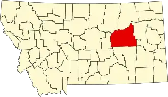 Localisation de Comté de Garfield(Garfield County)