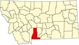 Localisation de Comté de Park(Park County)