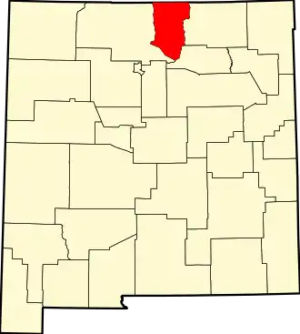Localisation de Comté de Taos(Taos County)