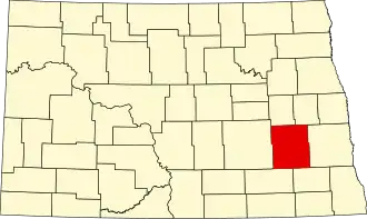 Localisation de Comté de BarnesBarnes County