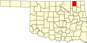 Localisation de Comté de Nowata(Nowata County)