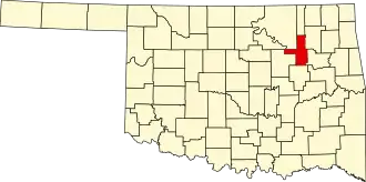 Localisation de Comté de Tulsa(Tulsa County)