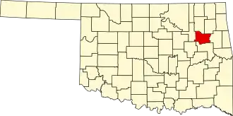 Localisation de Comté de Wagoner(Wagoner County)