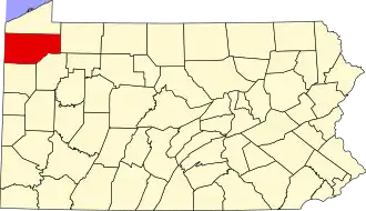 Localisation de Comté de Crawford(Crawford County)