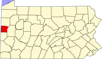 Localisation de Comté de Lawrence(Lawrence County)