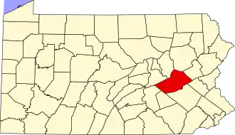 Localisation de Comté de Schuylkill(Schuylkill County)