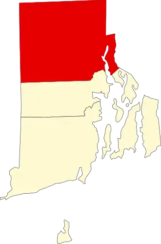 Localisation de Comté de Providence(Providence County)