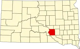 Localisation de Comté de Brule(en) Brule County