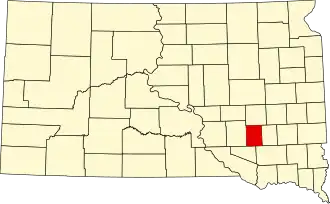 Localisation de Comté de Davison(en) Davison County