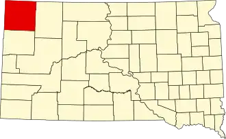 Localisation de Comté de Harding(Harding County)