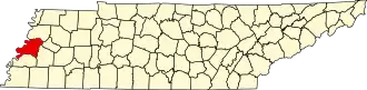 Localisation de Comté de Lauderdale(Lauderdale County)