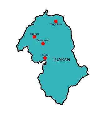 Localisation de District de Tuaran