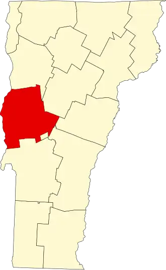 Localisation de Comté d’AddisonAddison County