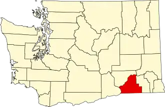 Localisation de Comté de Walla Walla(Walla Walla County)