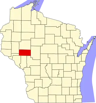 Localisation de Comté d'Eau Claire(Eau Claire County)