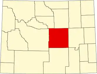 Localisation de Comté de Natrona(Natrona County)