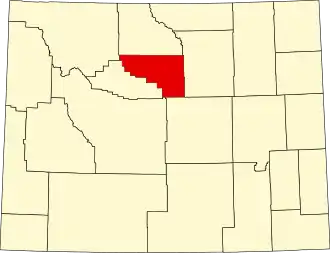 Localisation de Comté de Washakie(Washakie County)
